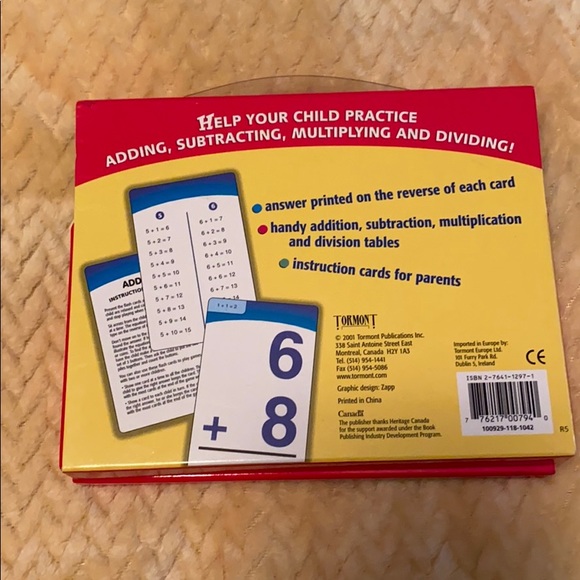 Math Flash Cards - Picture 2 of 10